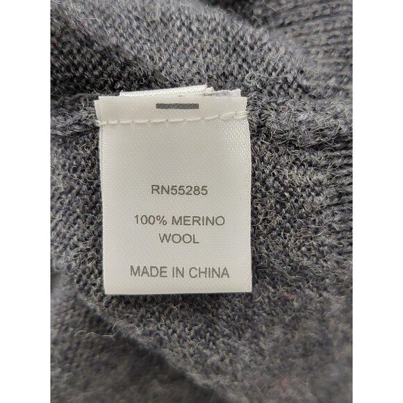 EXPRESS M Merino‎ Wool Argyle Retro Sweater Pullover V-Neck Design Studio EUC! - Picture 5 of 6